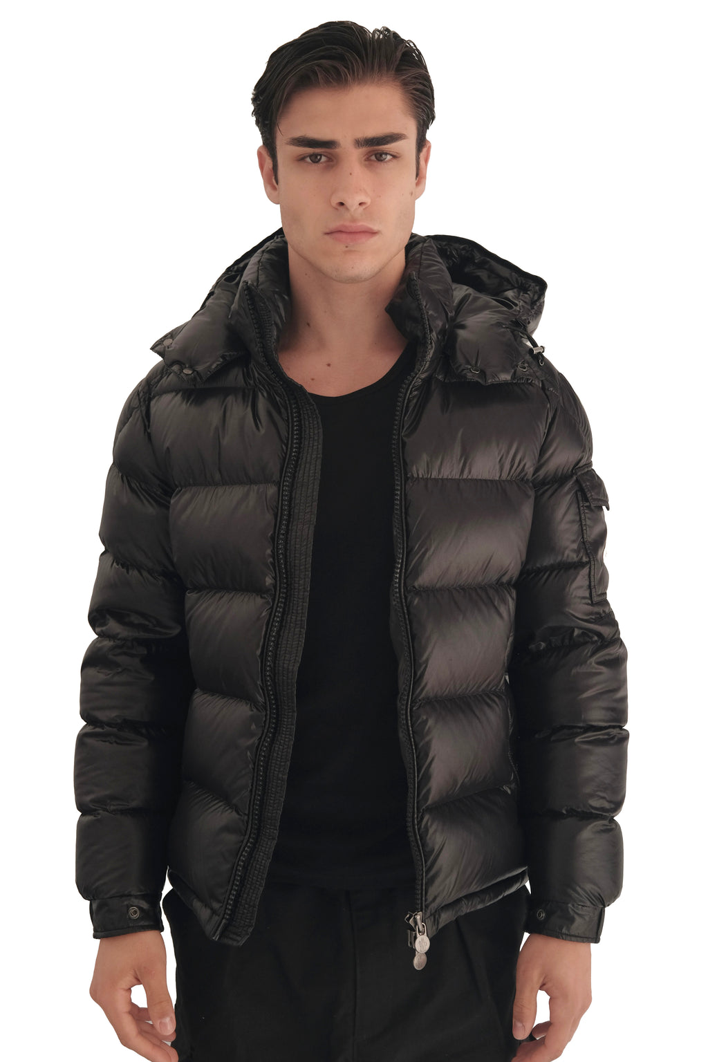 Moncler Maya Hooded Short Down Jacket