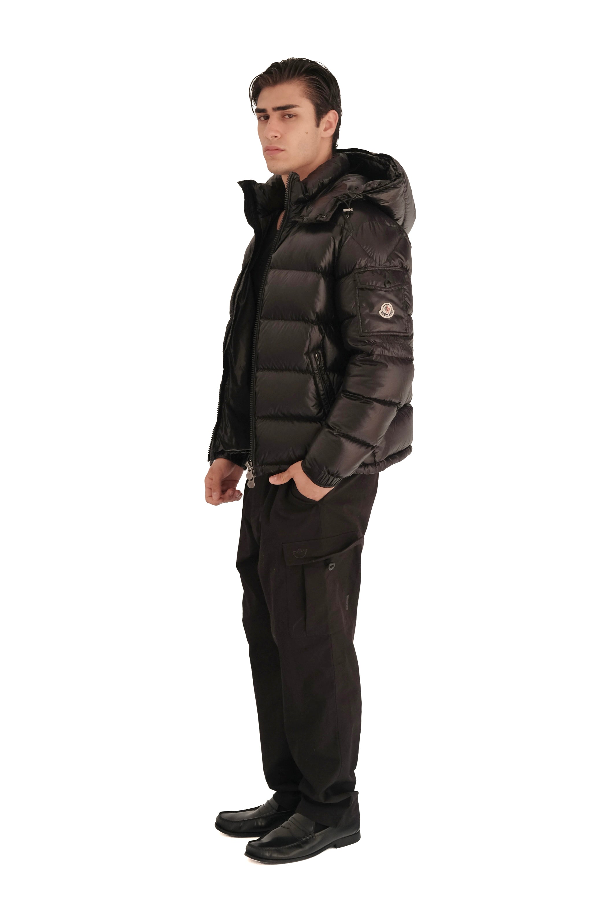 Moncler Maya Hooded Short Down Jacket