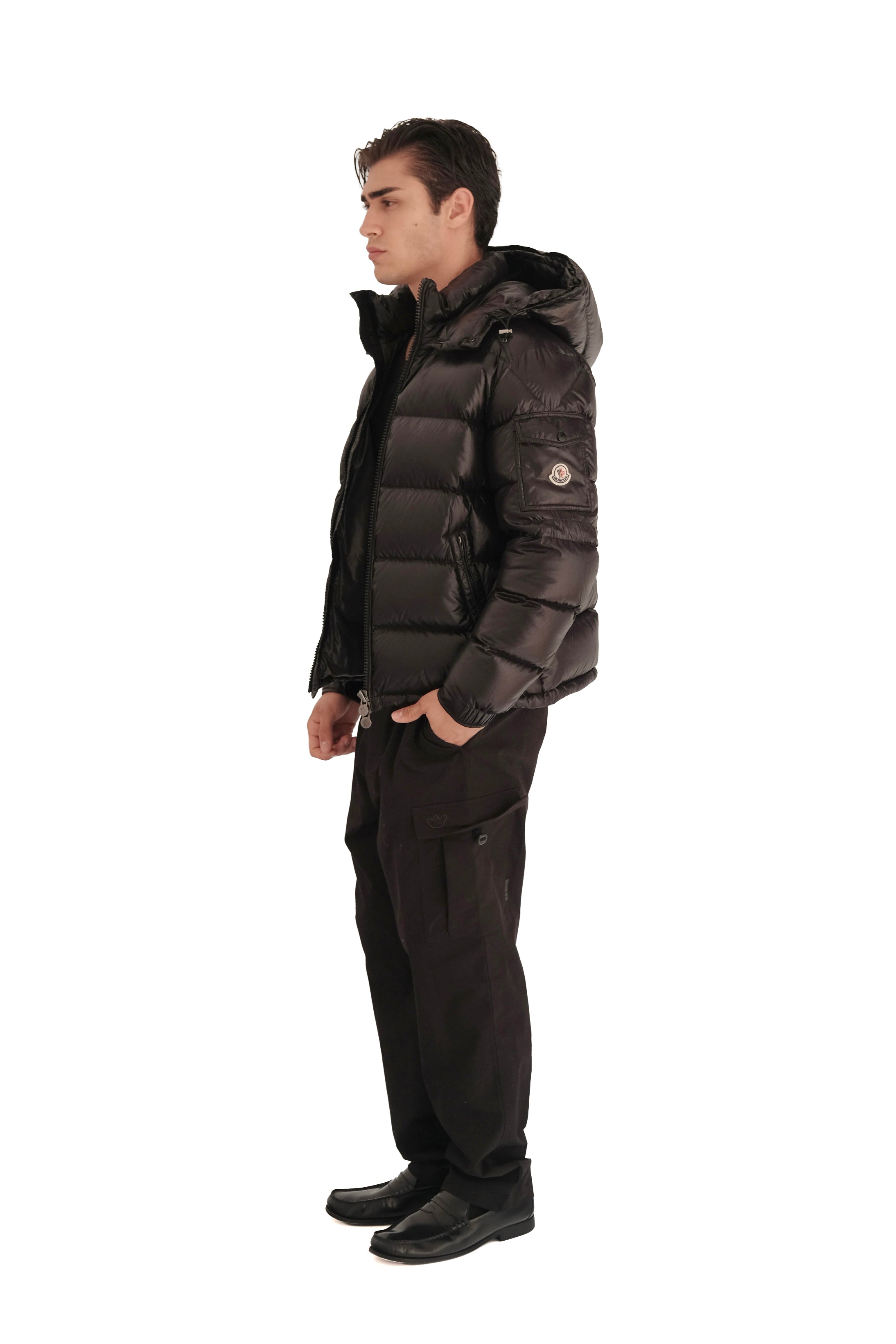 Moncler Maya Hooded Short Down Jacket
