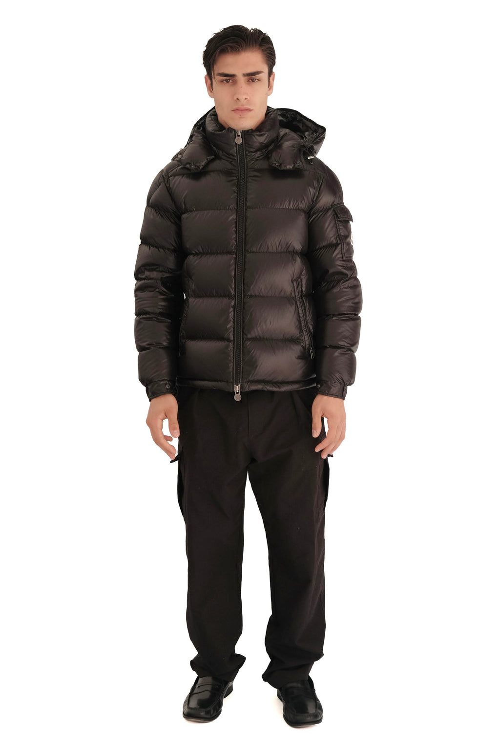 Moncler Maya Hooded Short Down Jacket