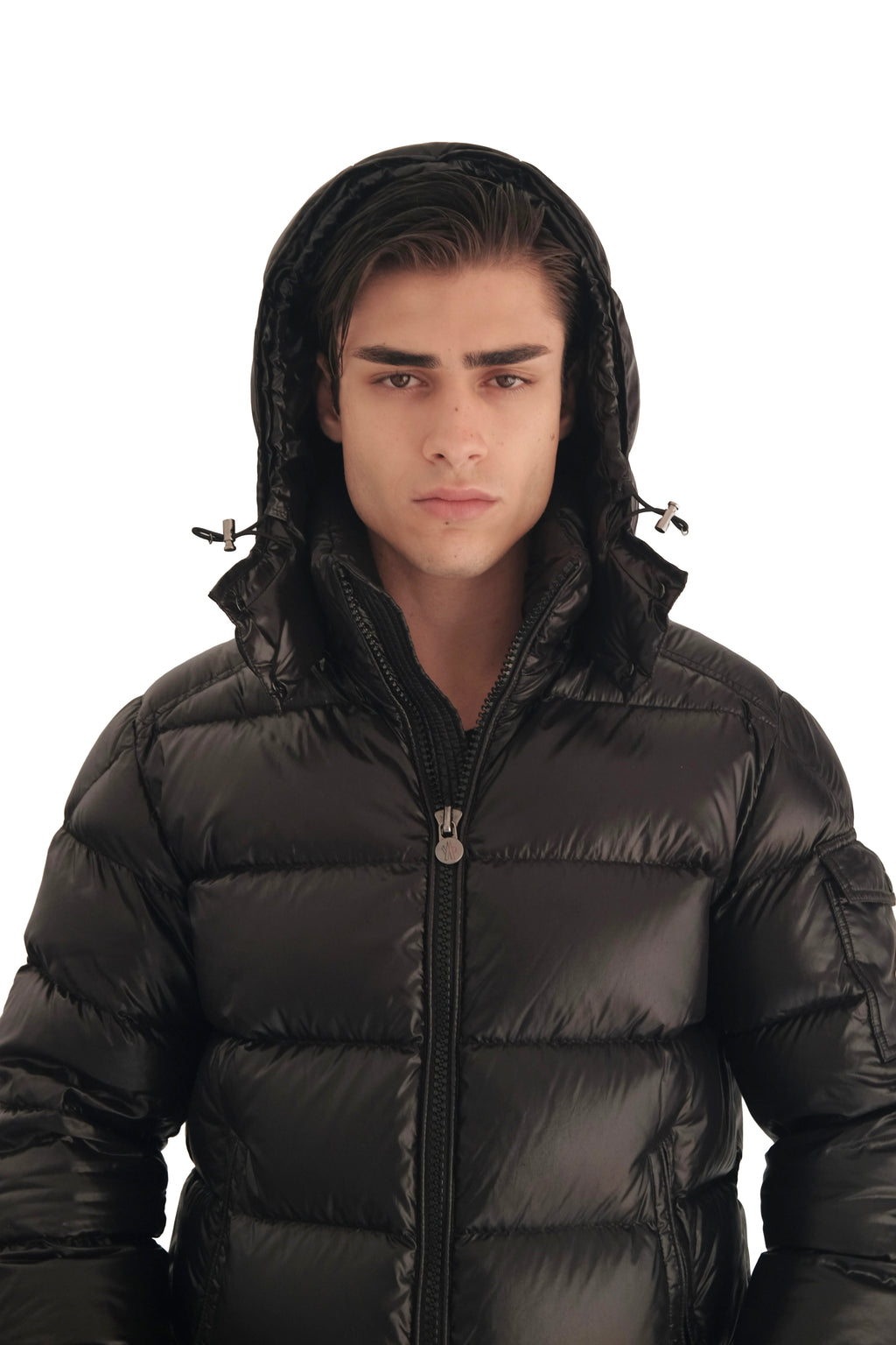 Moncler Maya Hooded Short Down Jacket
