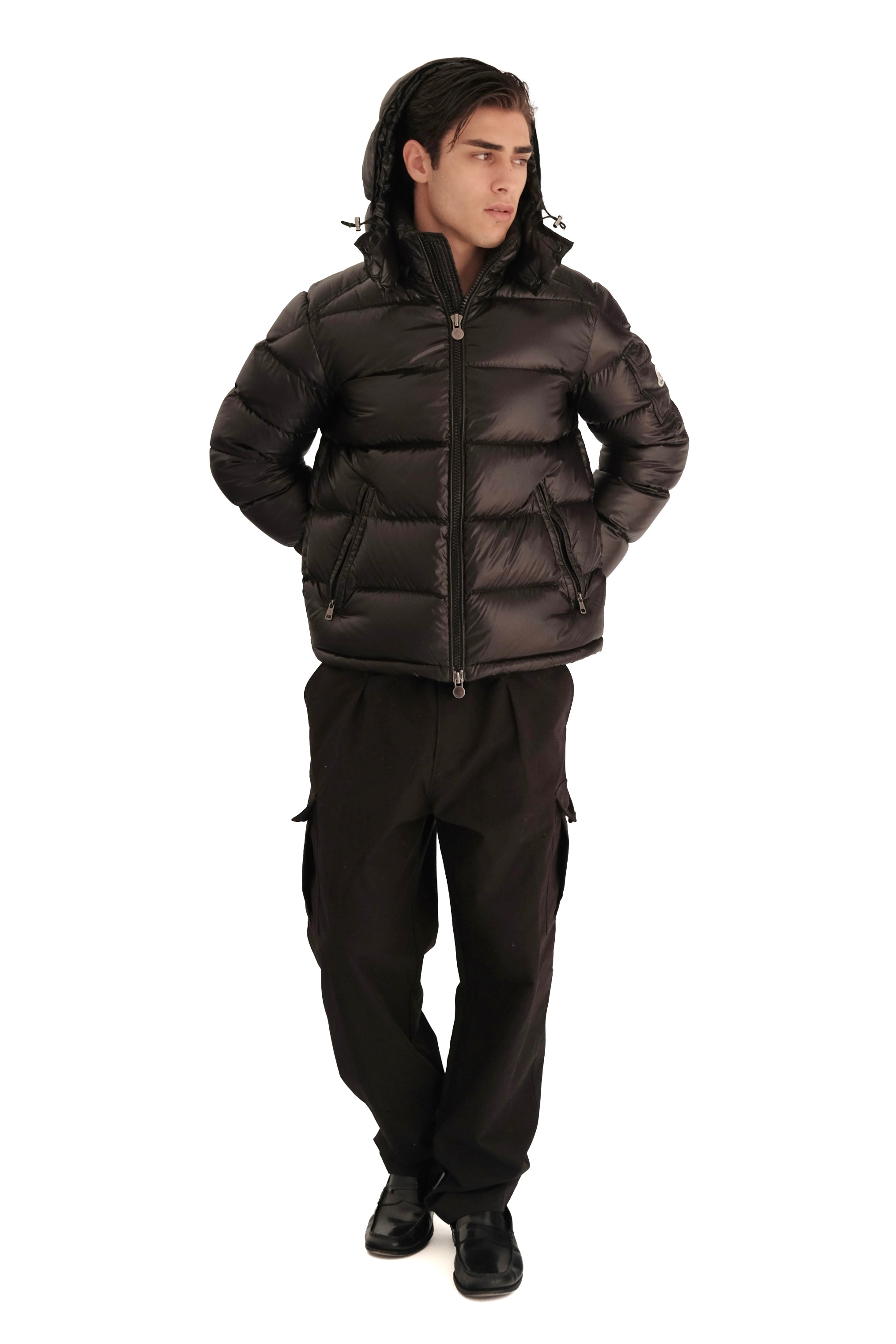 Moncler Maya Hooded Short Down Jacket