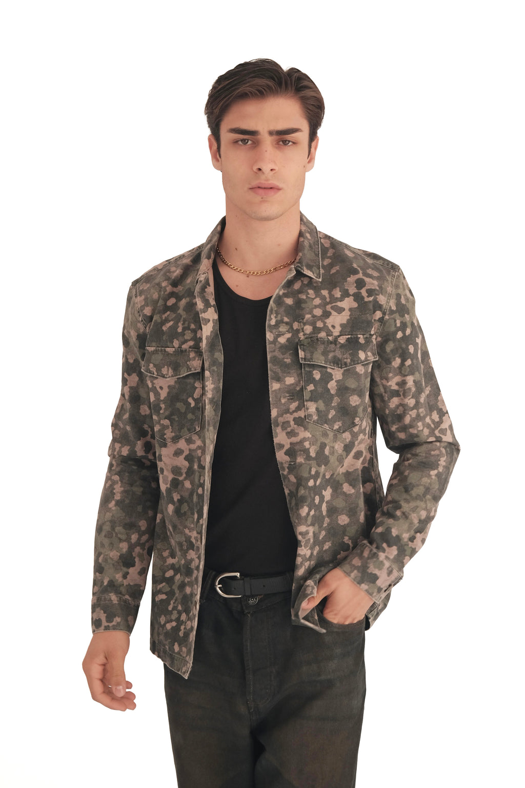 AllSaints Fassett Camouflage Shirt