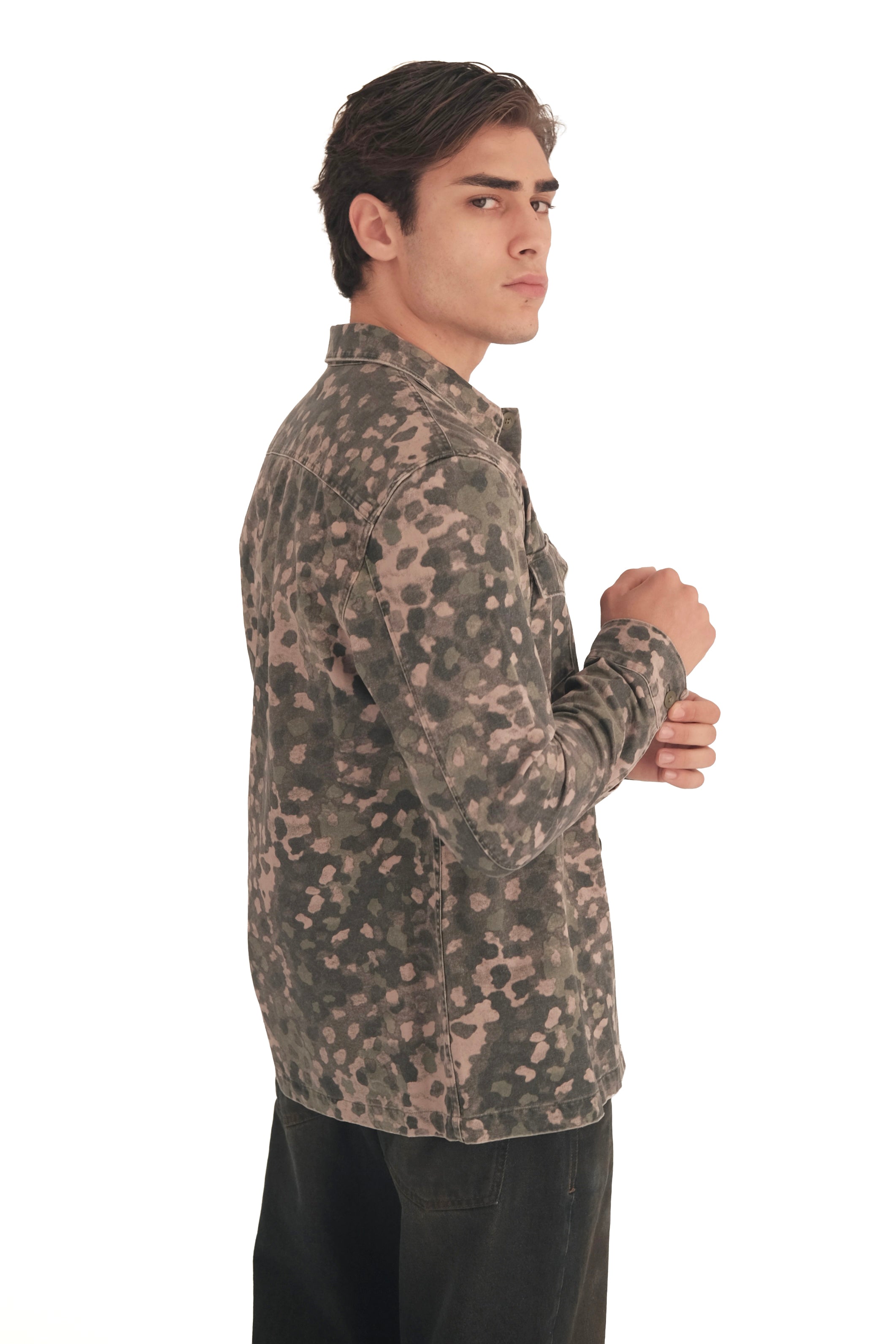 AllSaints Fassett Camouflage Shirt