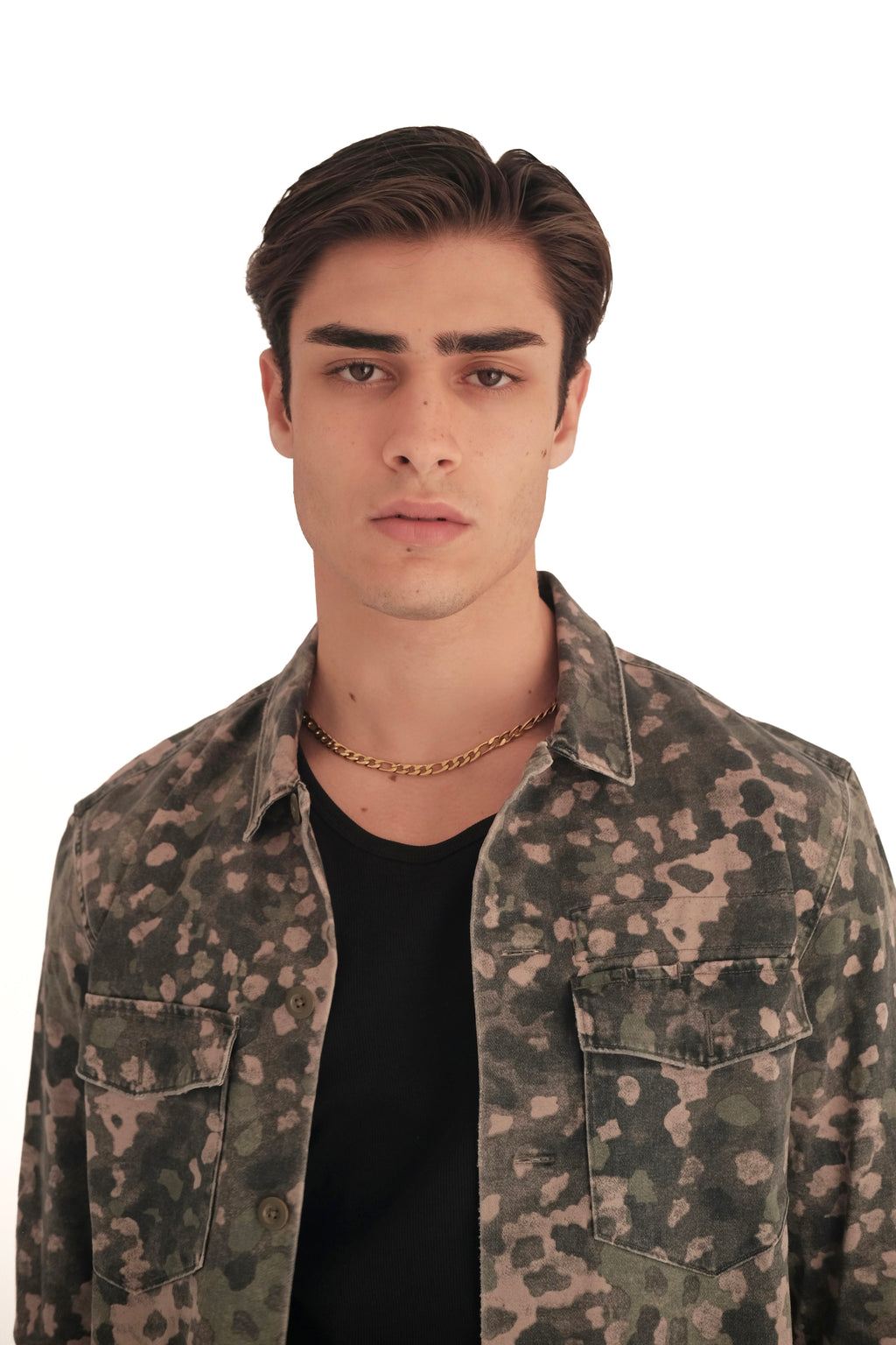 AllSaints Fassett Camouflage Shirt