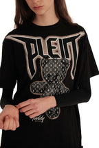 Philipp Plein Spray-Effect Teddy Bear-Print T-Shirt