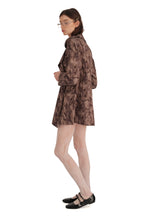 Prada Silk Camouflage Double-Breasted Jacket