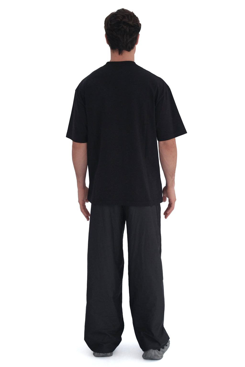 Balenciaga BB Logo Printed Cotton Black T-shirt