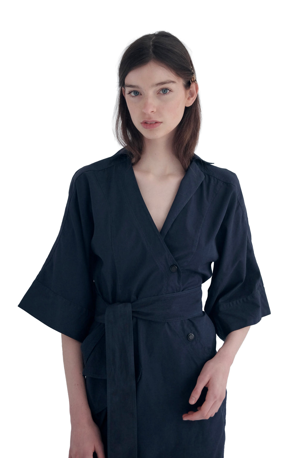 Thierry Mugler Snap Wrap Dress
