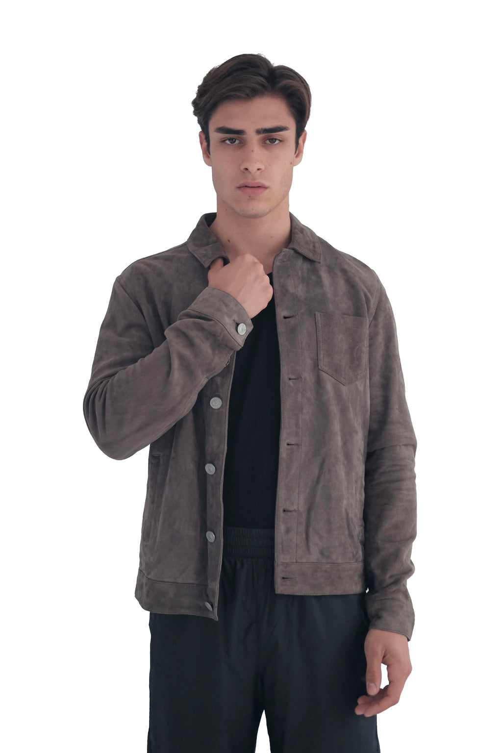 AllSaints Forge Suede Jacket