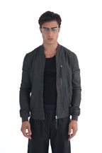 AllSaints Blythe Leather Bomber Jacket