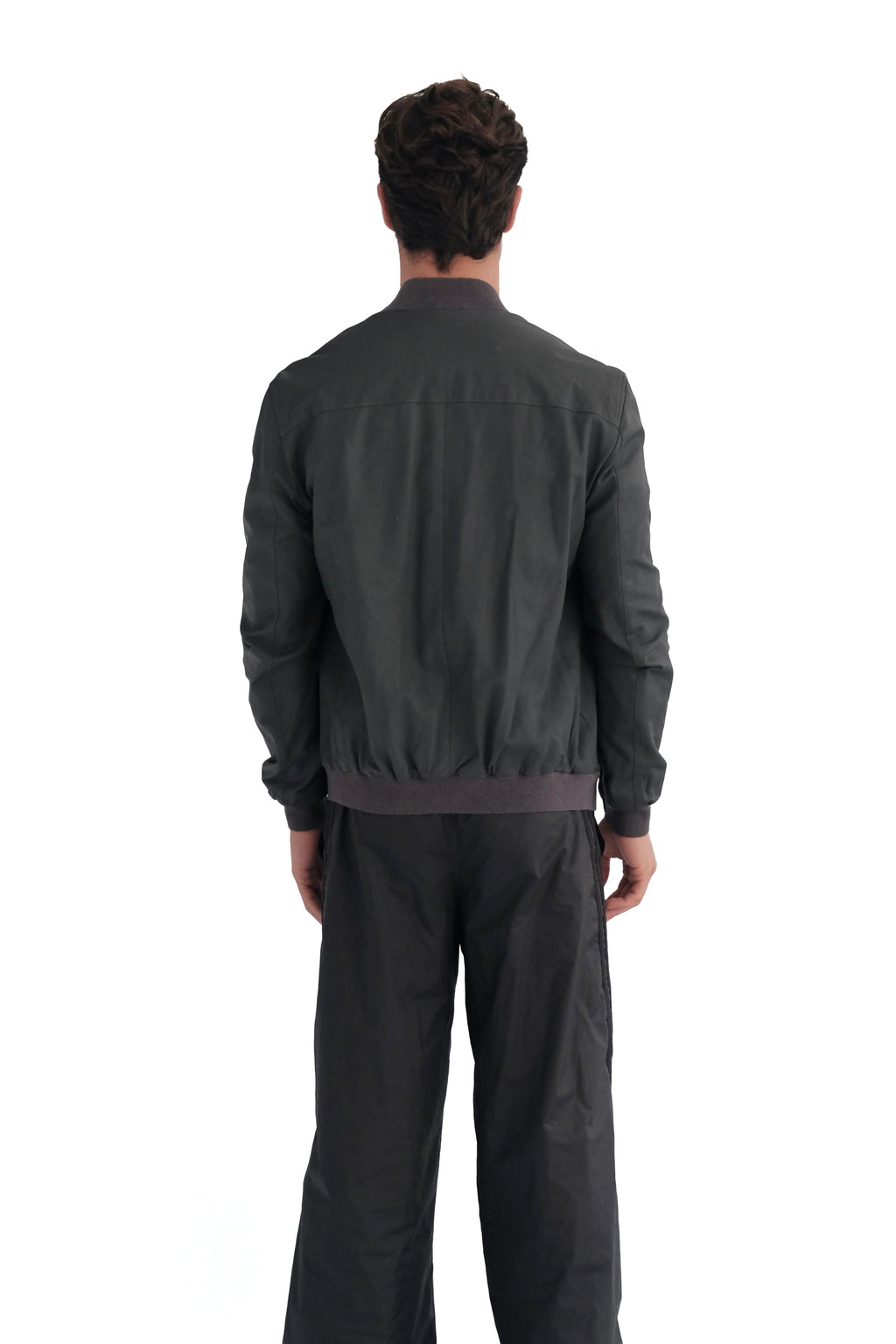 AllSaints Blythe Leather Bomber Jacket