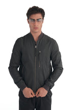 AllSaints Blythe Leather Bomber Jacket