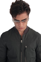 AllSaints Blythe Leather Bomber Jacket