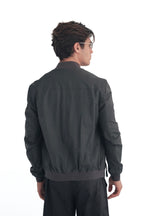 AllSaints Blythe Leather Bomber Jacket