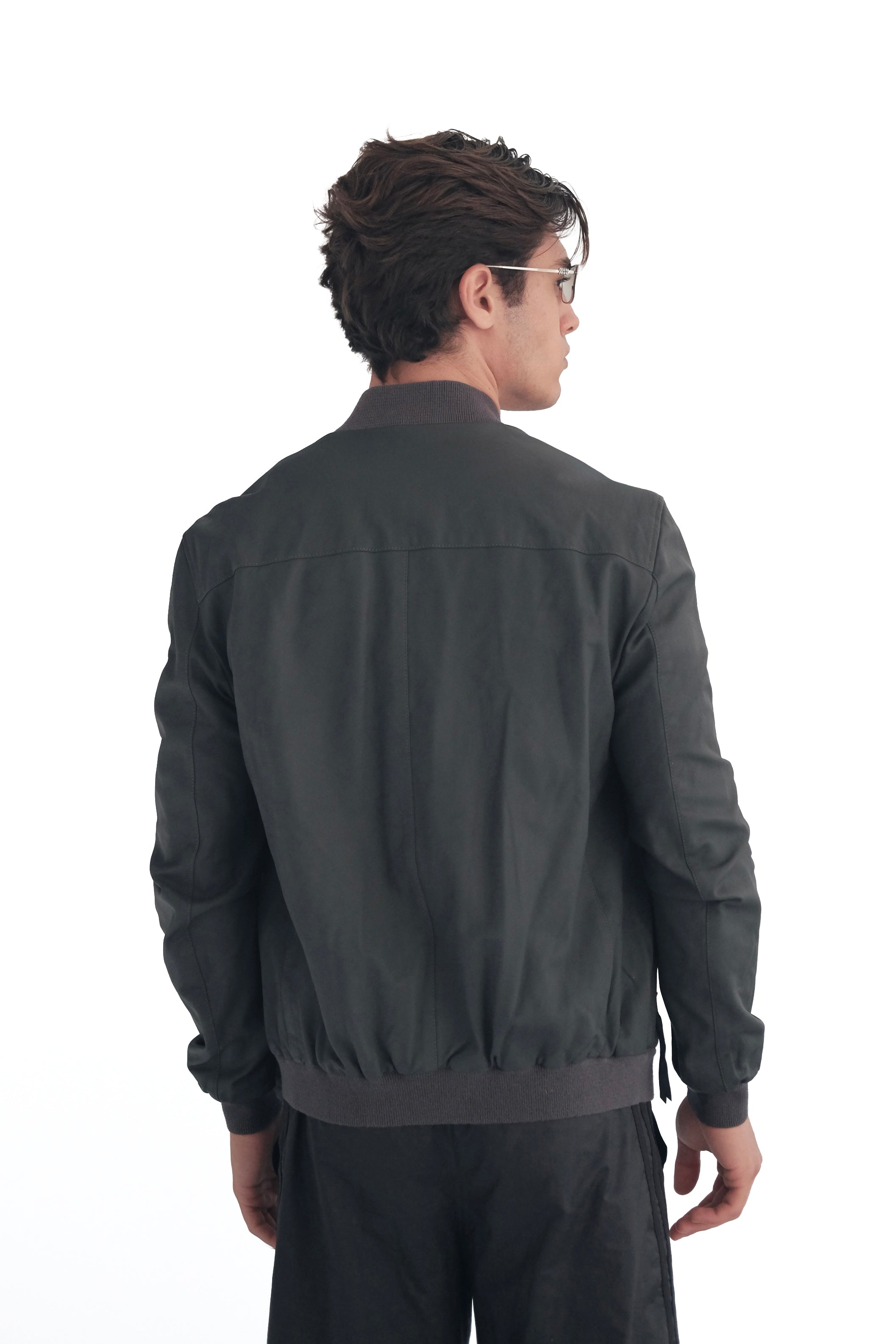 AllSaints Blythe Leather Bomber Jacket