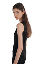 Vivienne Tam Rose Black Dress
