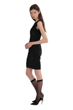 Vivienne Tam Rose Black Dress