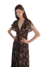Isabel Marant Agathe Tiered Printed Cotton and Silk-Blend Crepon Maxi Dress