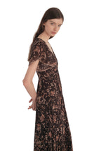 Isabel Marant Agathe Tiered Printed Cotton and Silk-Blend Crepon Maxi Dress