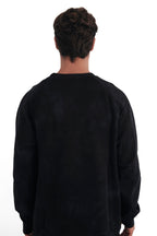Diesel Over-Dyed Raglan Crewneck Sweatshirt