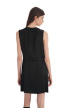 Rag & Bone Victor Silk Sleeveless Wrap Dress