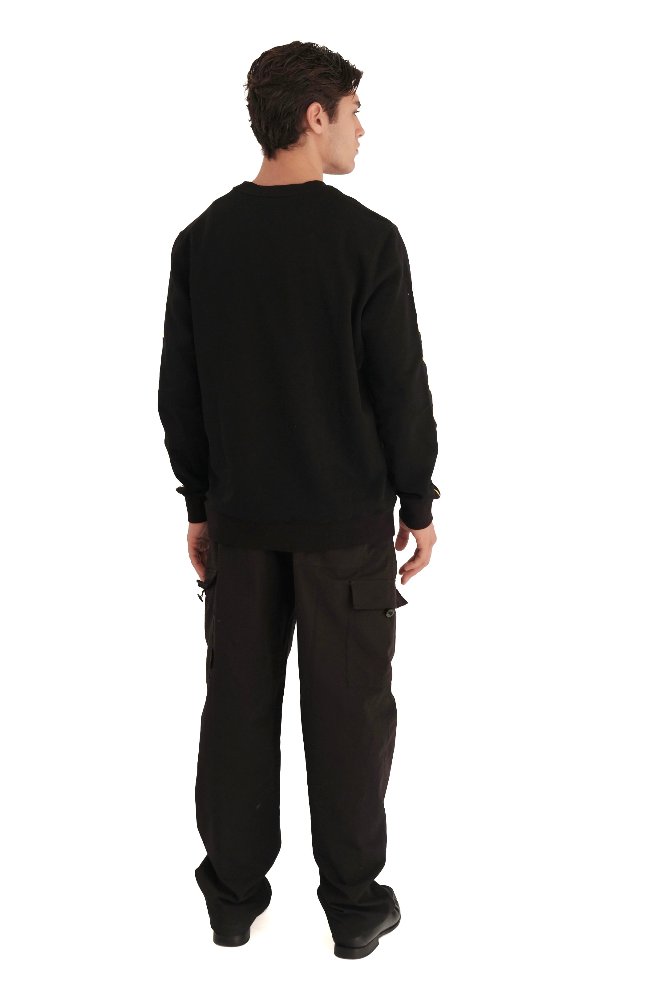 Versace Medusa Logo Sleeve-Embroided Sweatshirt