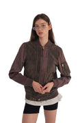 AllSaints Double Suede Leather Jacket