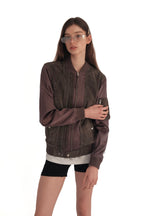 AllSaints Double Suede Leather Jacket