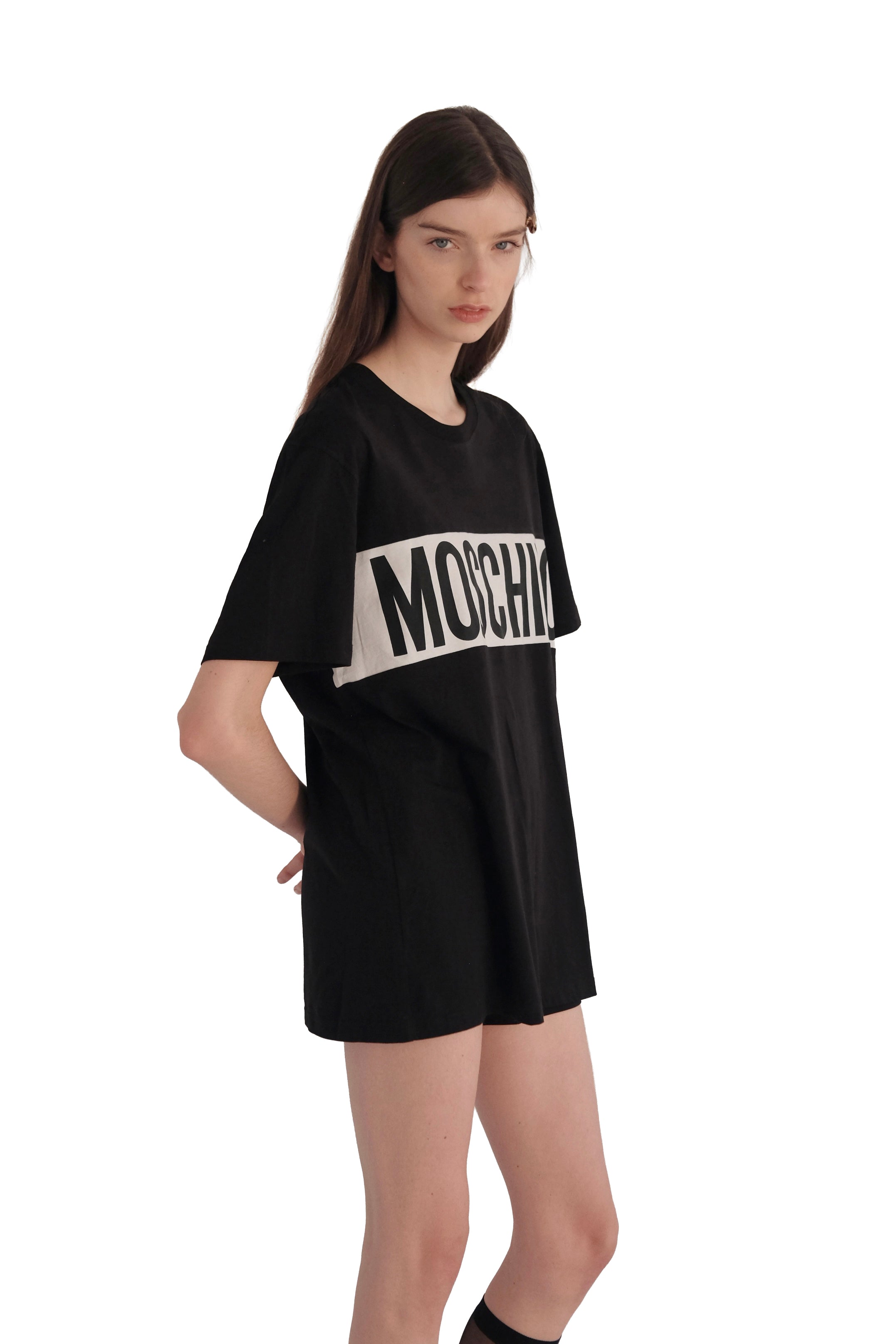 Moschino Block Logo Print T-Shirt