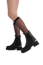 Maje Leather Platform Chelsea Boots