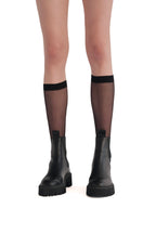 Maje Leather Platform Chelsea Boots