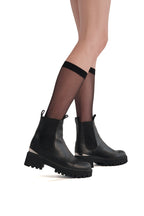 Maje Leather Platform Chelsea Boots