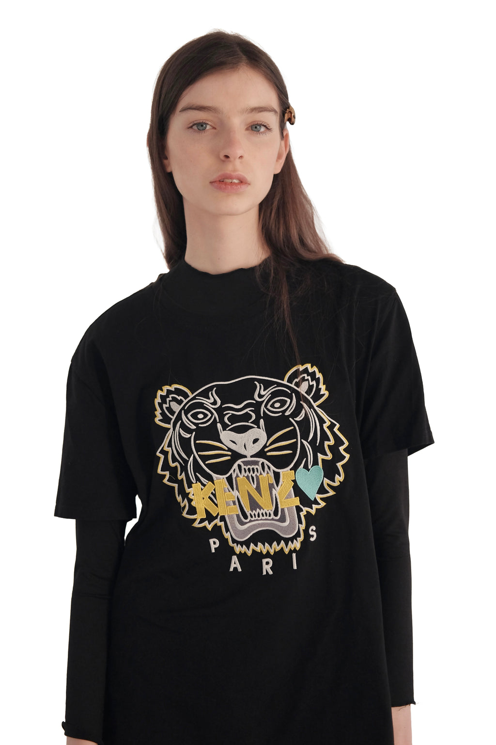 Kenzo Embroided Tiger Head T-Shirt