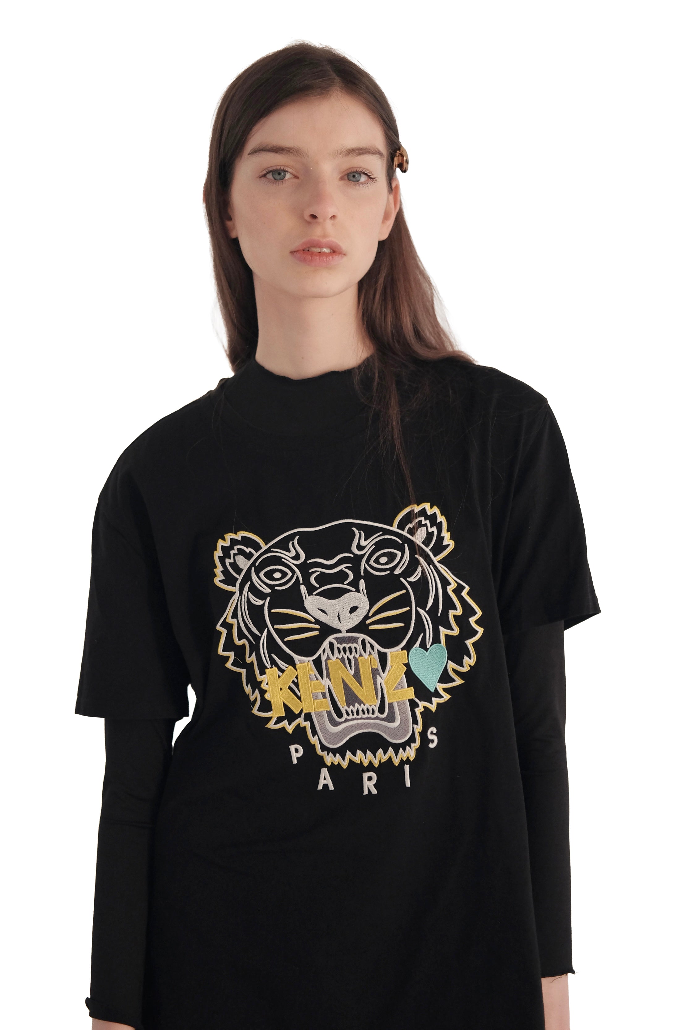 Kenzo Embroided Tiger Head T-Shirt
