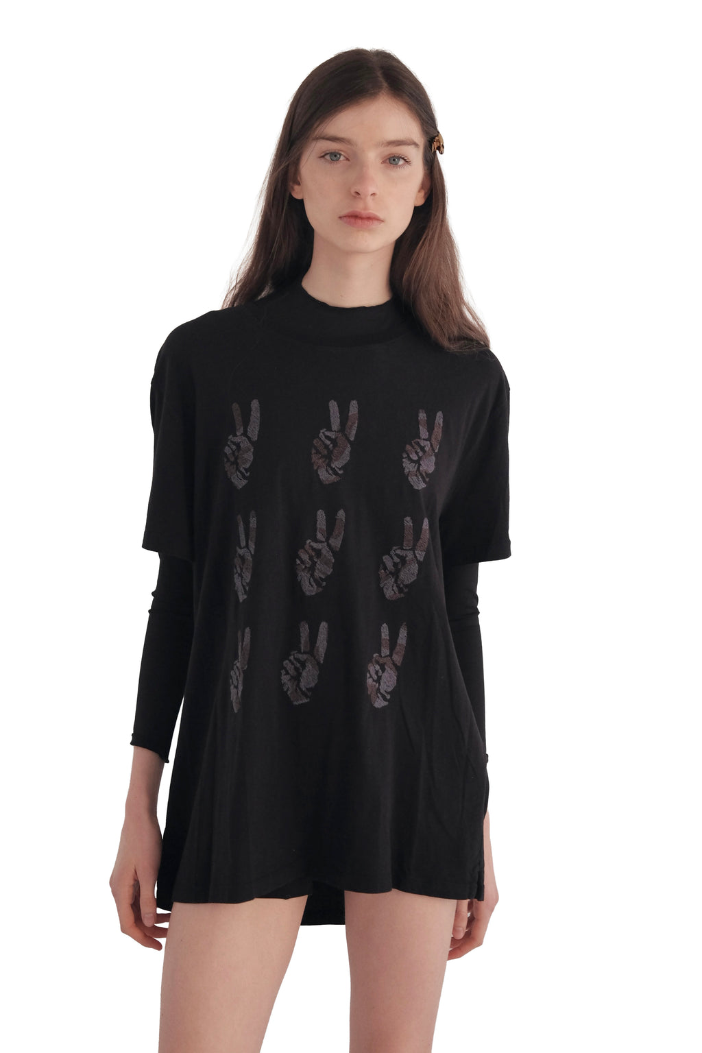 John Varvatos Multi Peace Hand Tee