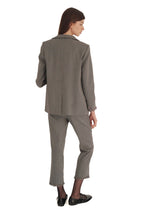 Zadig & Voltaire Grey Volly Frange Blazer & Posh Pants Suit Set Fringe