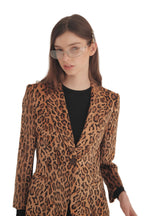 Moschino Leopard Print Blazer