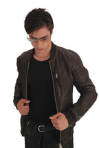 AllSaints Kino Leather Bomber Jacket