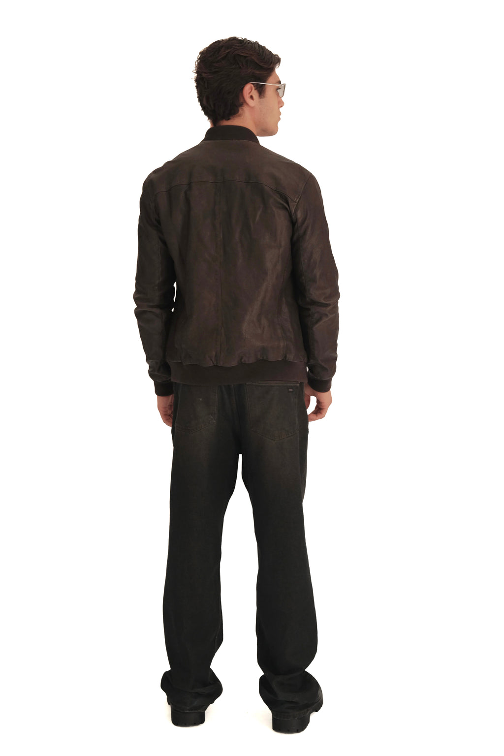 AllSaints Kino Leather Bomber Jacket