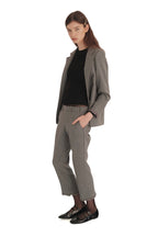 Zadig & Voltaire Grey Volly Frange Blazer & Posh Pants Suit Set Fringe