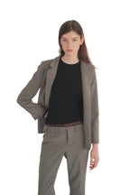 Zadig & Voltaire Grey Volly Frange Blazer & Posh Pants Suit Set Fringe