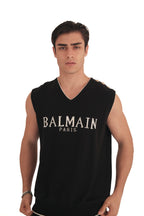 Balmain Paris Logo Knit Vest