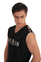 Balmain Paris Logo Knit Vest