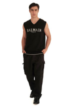 Balmain Paris Logo Knit Vest