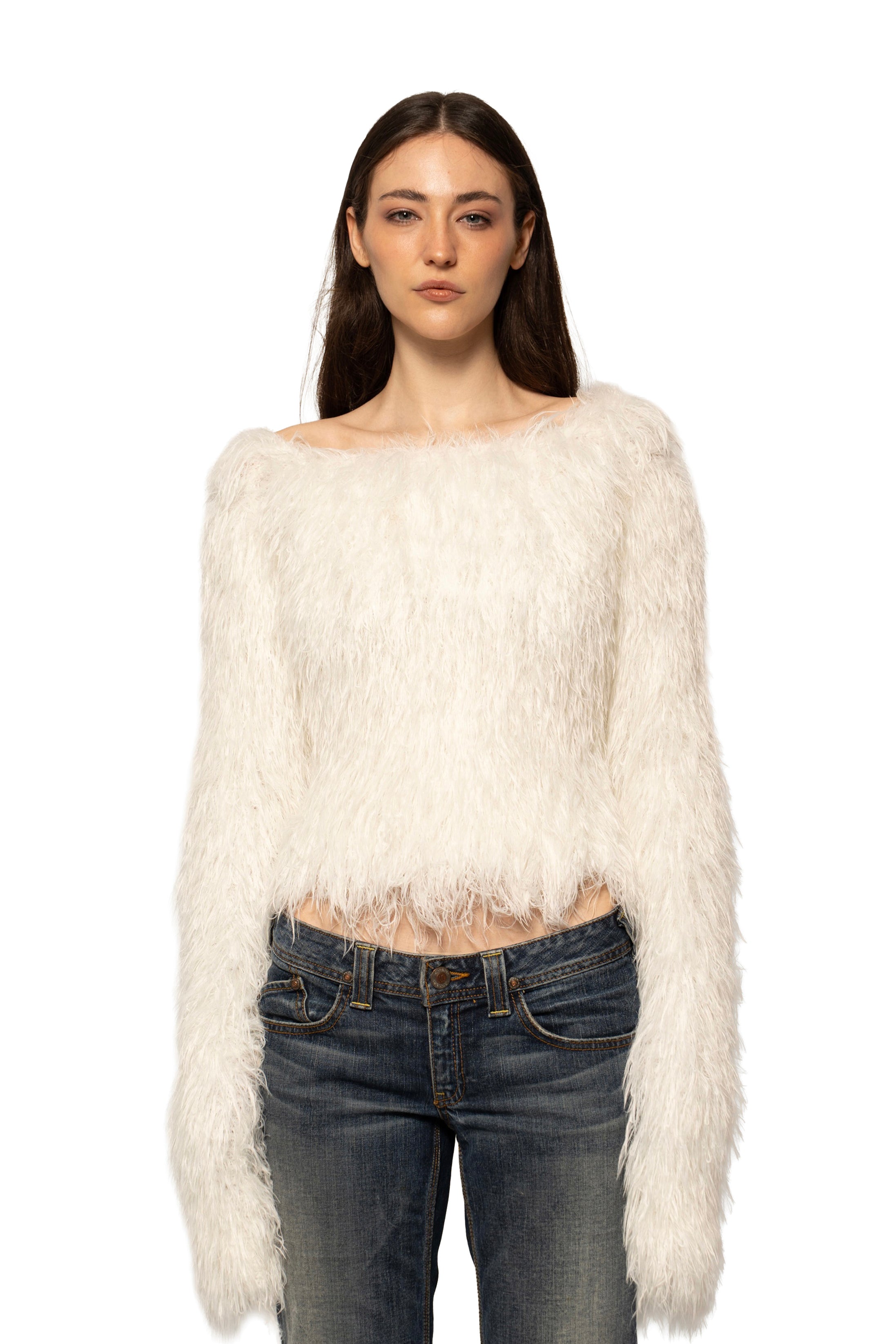 Coperni Fluffy Knit Sweater