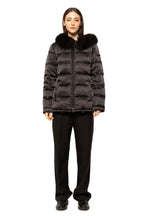 Prada Fur-Trim Sport Hooded Down Jacket