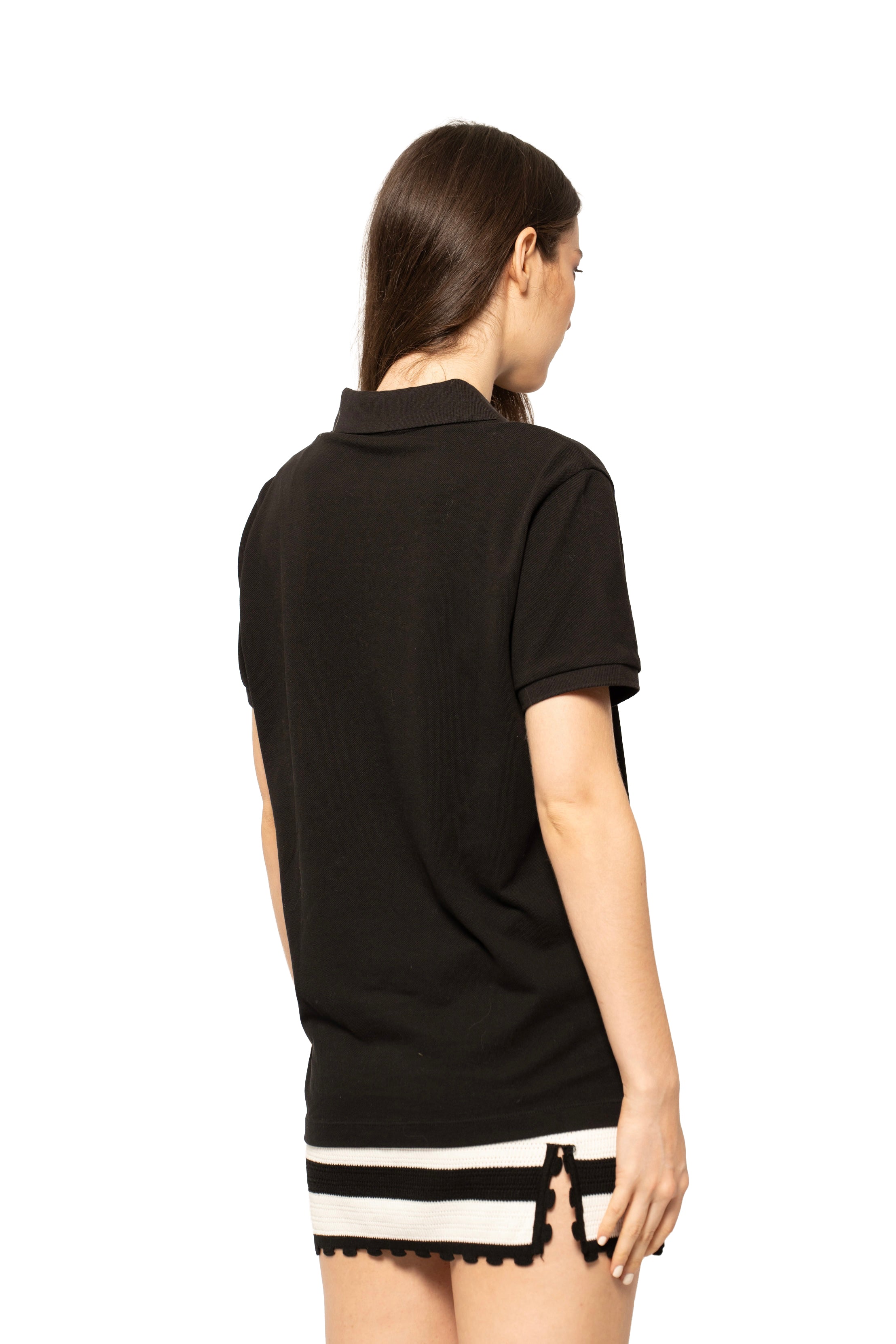 Moncler Classic Logo Cotton Piqué Polo Shirt