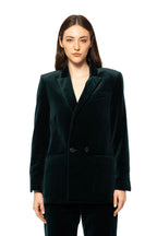 Zadig & Voltaire Velvet Double-Breasted Suit Set