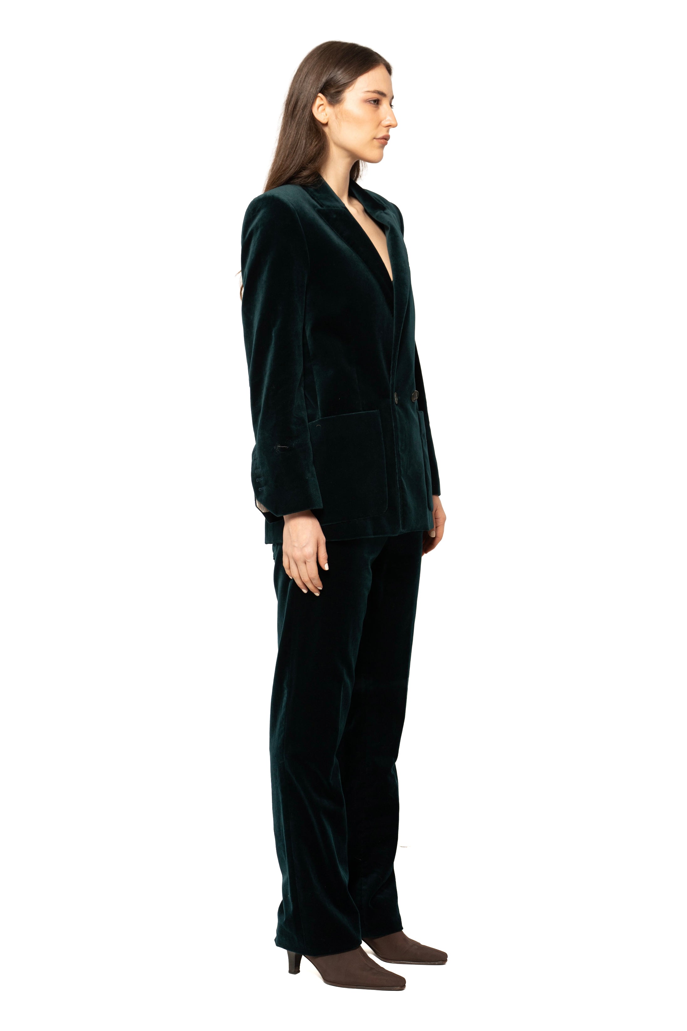 Zadig & Voltaire Velvet Double-Breasted Suit Set